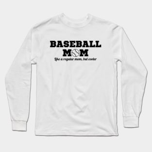 Baseball Mom Graphic Long Sleeve T-Shirt